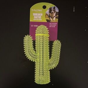Gnawsome Squeaker Cactus Dog Toy